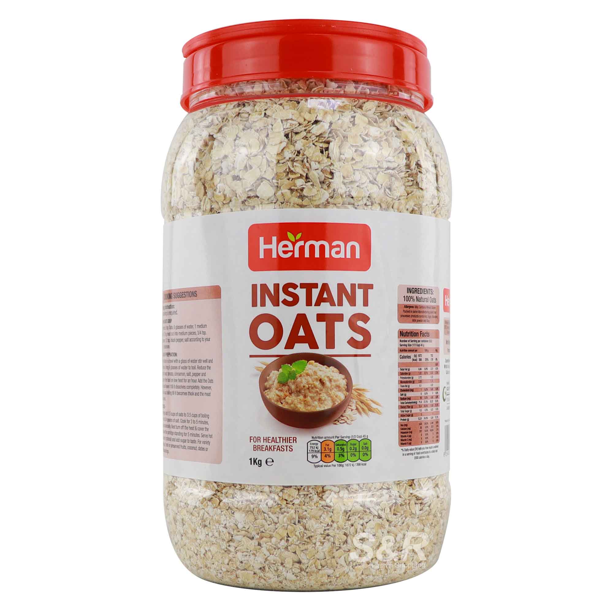 Herman Instant Oats 1kg